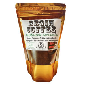 Brown&Co. Mushroom Coffee with Ashwagandha – Instant Blend with Lion’s Mane, Chaga, Reishi & Cordyceps